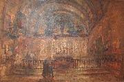 Wyke Bayliss Notre Dame Chapel Sweden oil painting artist